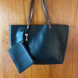 Fossil leather bag